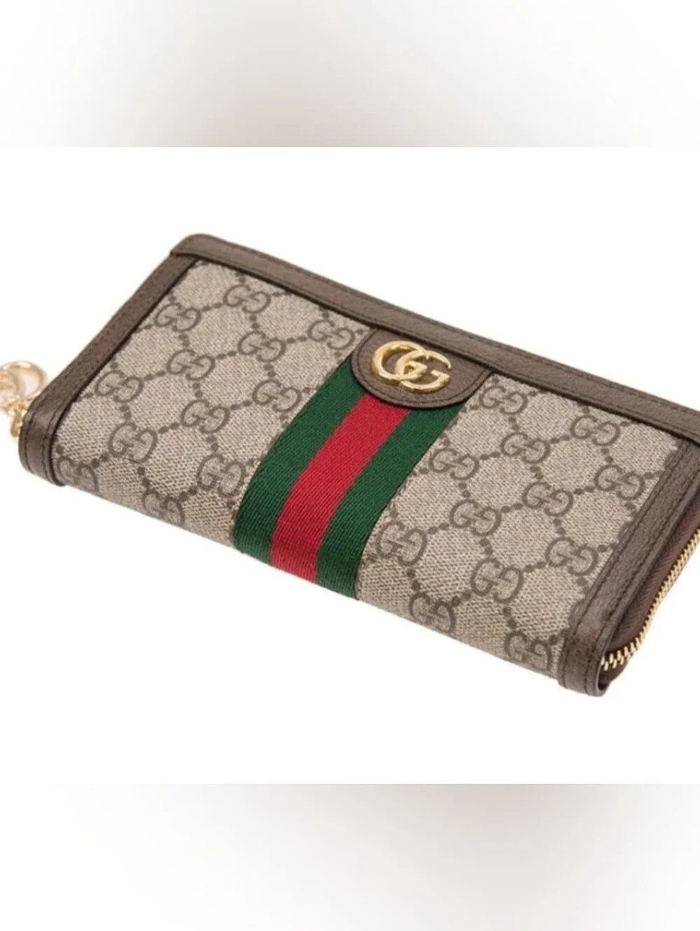 Gucci Ophidia GG Supreme Zip Around Wallet